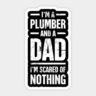 Funny Plumber Dad Gift Sticker